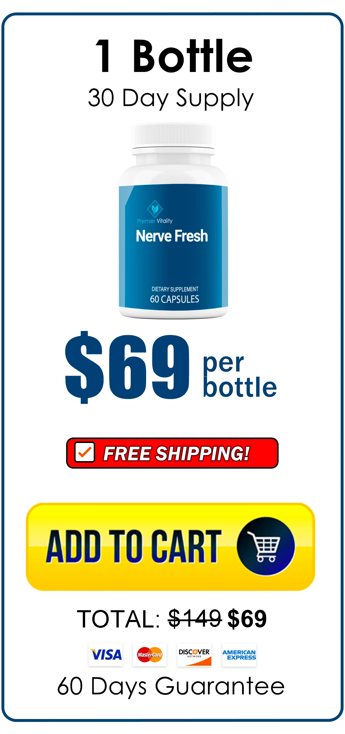 Nerve Fresh™ 1 bottle pricing